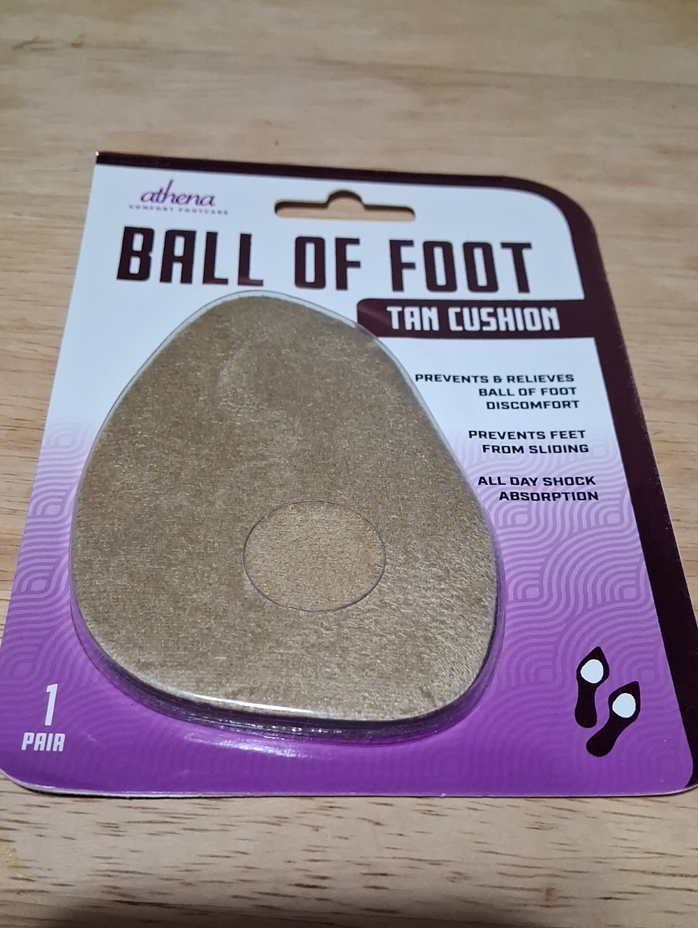 Athena Tan Ball of Foot Cushions